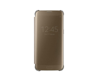 Samsung Clear View Cover do Samsung Galaxy S7 Edge złoty - 291566 - zdjęcie 1